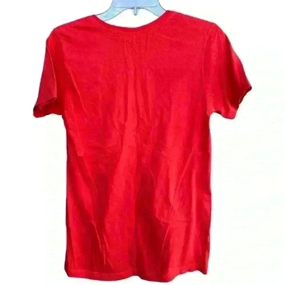 Lady On A Mission Red Orange 100% Cotton Graphic Tee Size XS - Picture 2 of 4